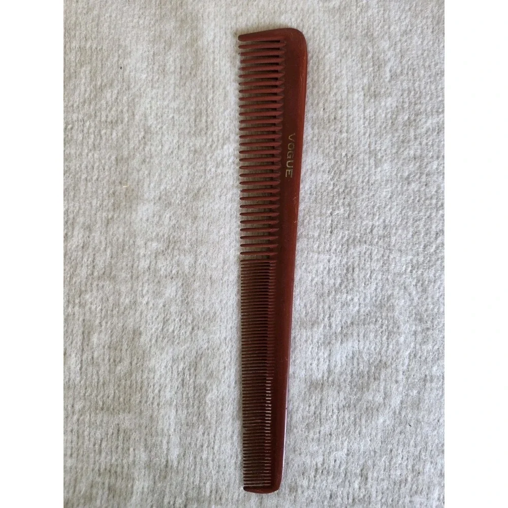 Vintage VOGUE Hard Rubber Combs – Lot of 6 – Barber / Salon – MCM Colors